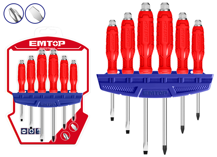 CONJUNTO 6 DESTORNILLADORES