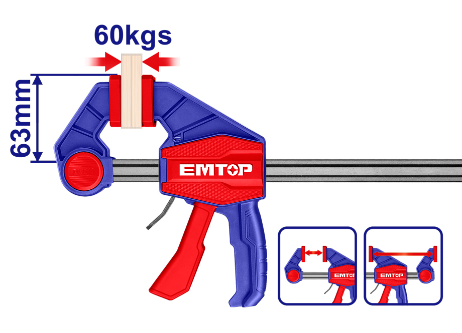 SARGENTO RAPIDO DE APRIETE 60X300 MM